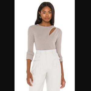 525 Layered Cut Out Top Knit Long Sleeve REVOLVE